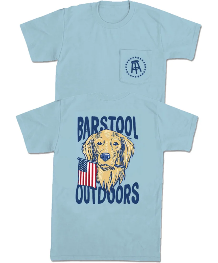 Barstool Sports BSO Dog USA Pocket Tee