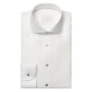 Eton Semi Solid Cotton Linen Shirt
