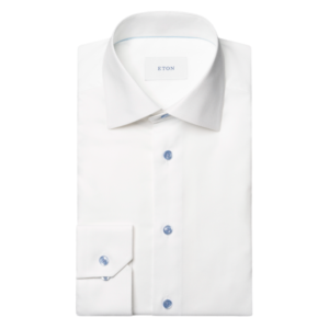 Eton Solid Cotton Lyocell Shirt Slim Dress Shirts