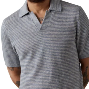 Faherty SS Linen Sweater Polo