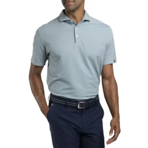 Kjus Hollow Pima Print Polo