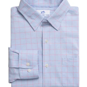 Southern Tide Coral Spring Plaid Sportshirt