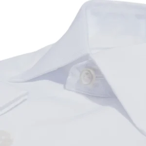 Stantt White Dobby Tux Shirt